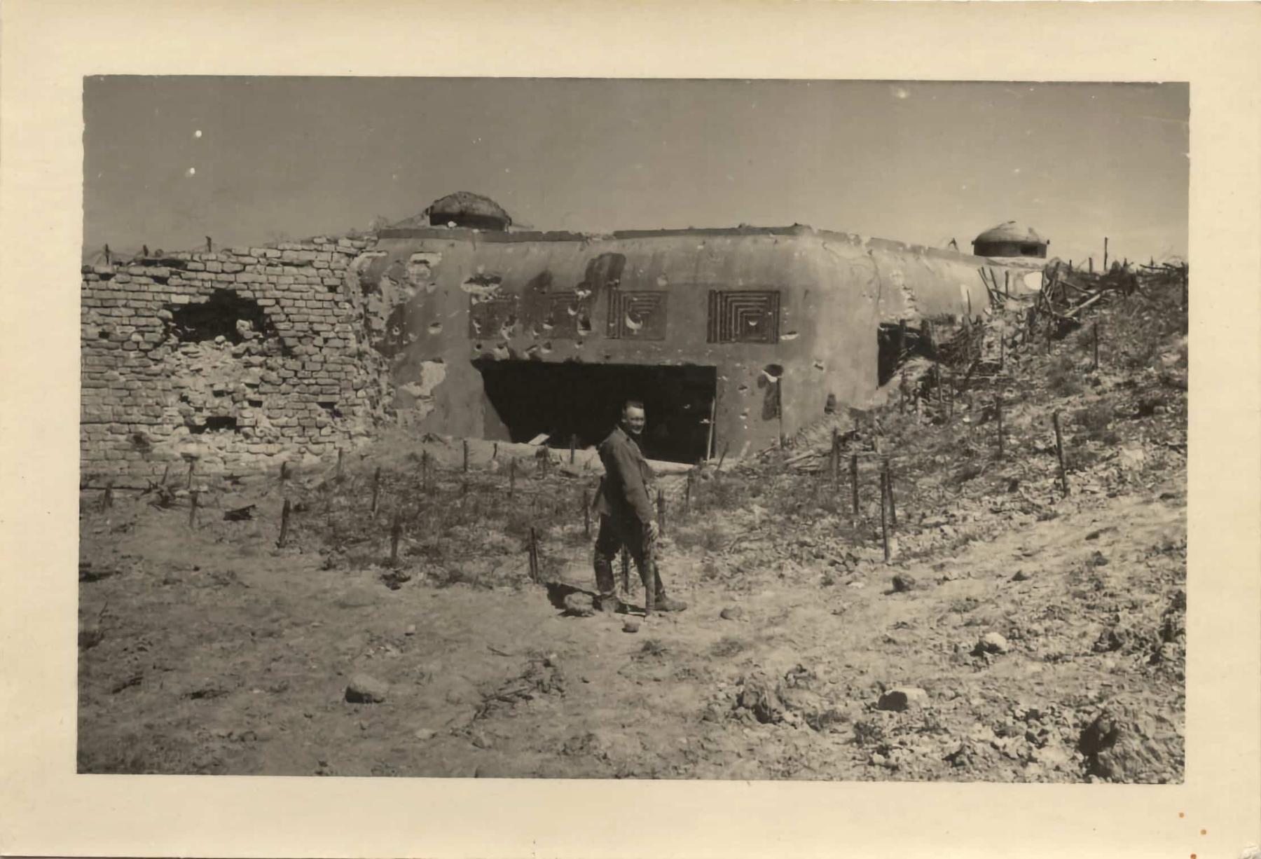 Ligne Maginot - SCHOENENBOURG - (Ouvrage d'artillerie) - Bloc 1
Après les combats - Inconnu