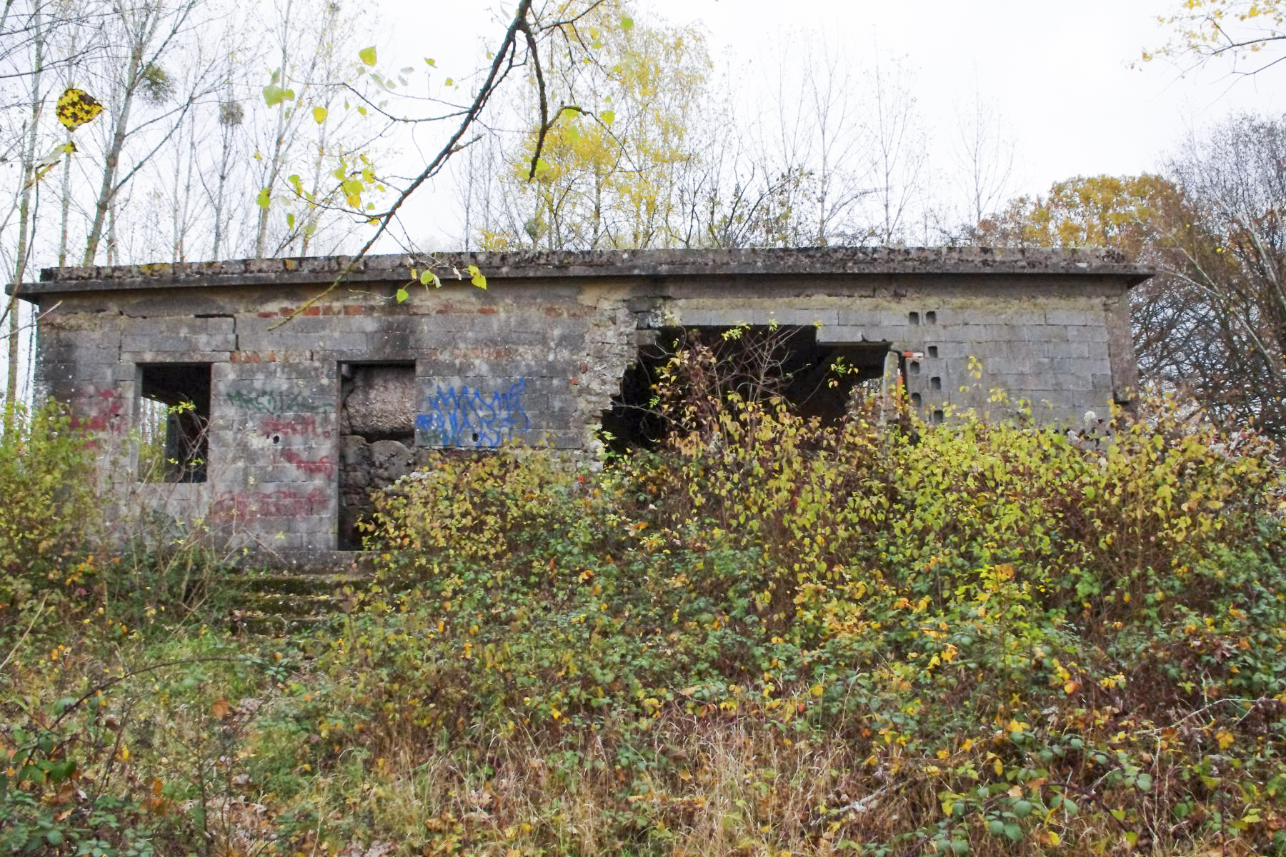 Ligne Maginot - LEYVILLER - (Stand de tir) - Le bâtiment d'instruction au tir. - STENGER Mathieu