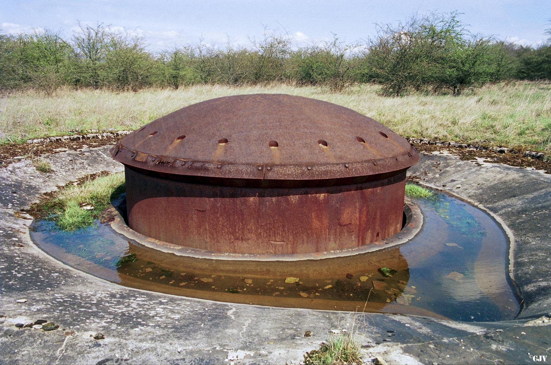 Ligne Maginot - MOLVANGE - A9 - (Ouvrage d'artillerie) - Bloc 4
Tourelle de 135mm