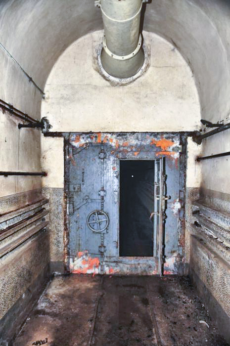 Ligne Maginot - MOLVANGE - A9 - (Ouvrage d'artillerie) - Bloc 5
Porte étanche du sas d'accès au bloc