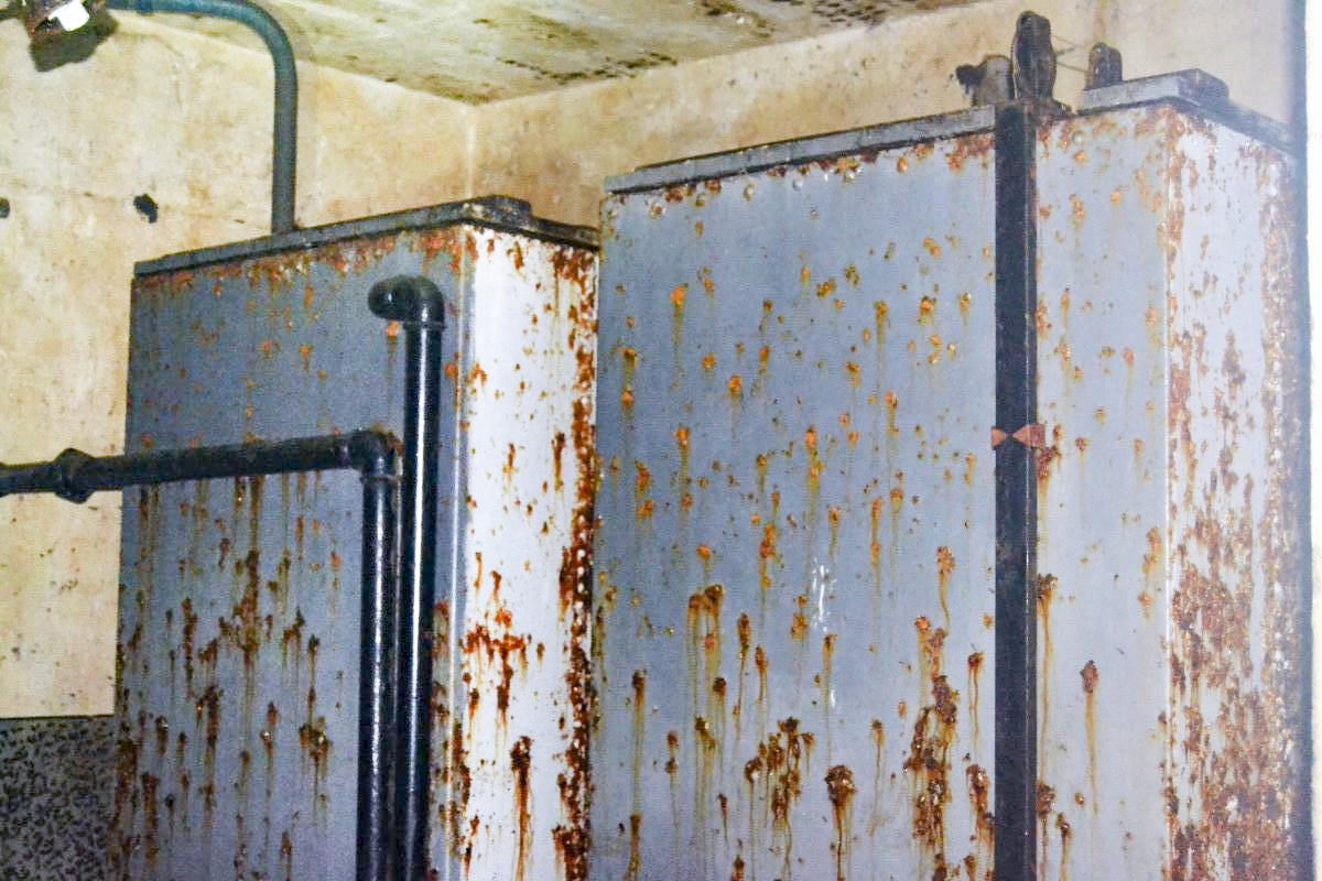 Ligne Maginot - MOLVANGE - A9 - (Ouvrage d'artillerie) - Bloc 10
Les réservoirs d'eau.
