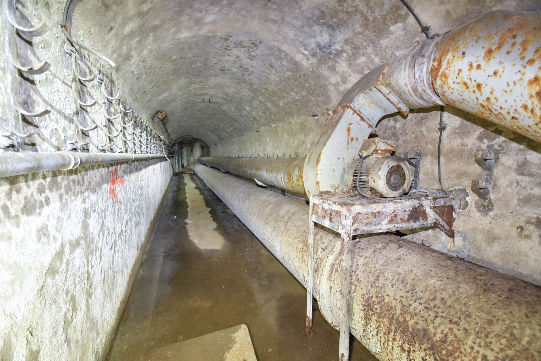Ligne Maginot - MOLVANGE - A9 - (Ouvrage d'artillerie) - Galerie d'accès à l'usine