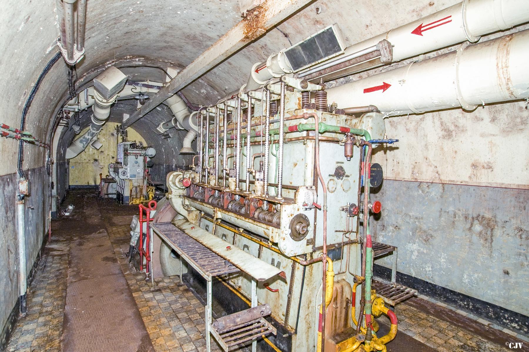 Ligne Maginot - MOLVANGE - A9 - (Ouvrage d'artillerie) - L'usine électrique