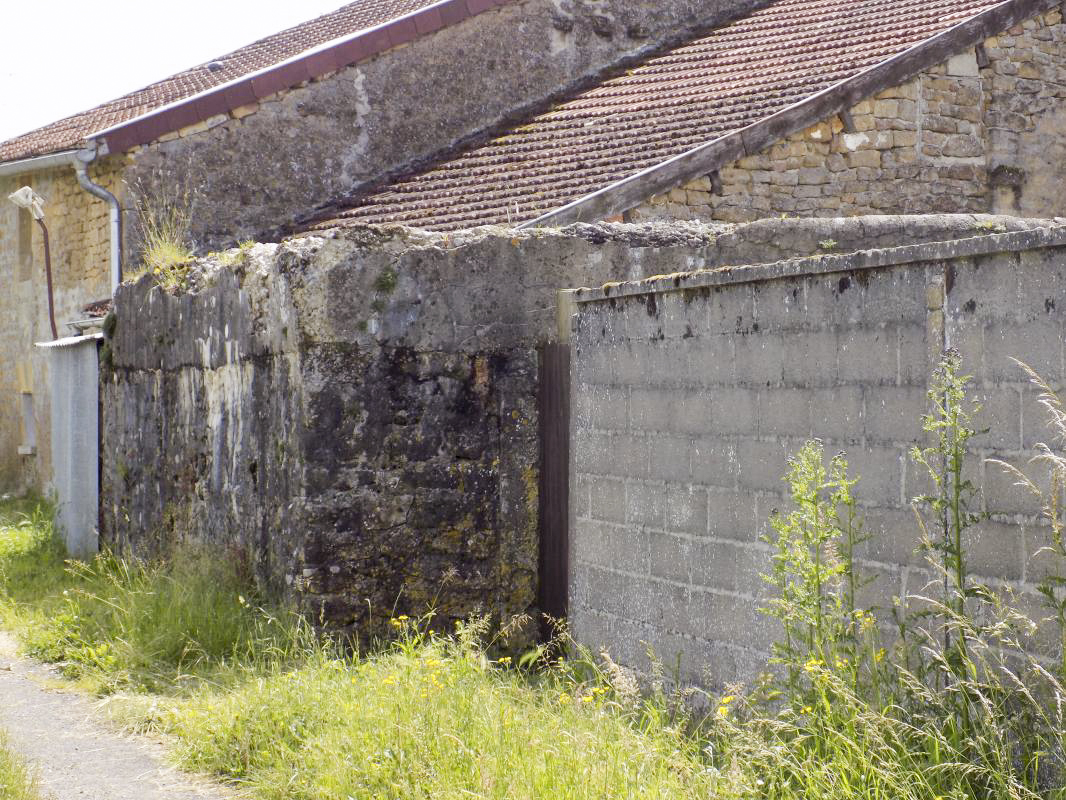 Ligne Maginot - B7 - LA FERTE EST - (Blockhaus pour arme infanterie) - Façades frontale et gauche - R Tucker