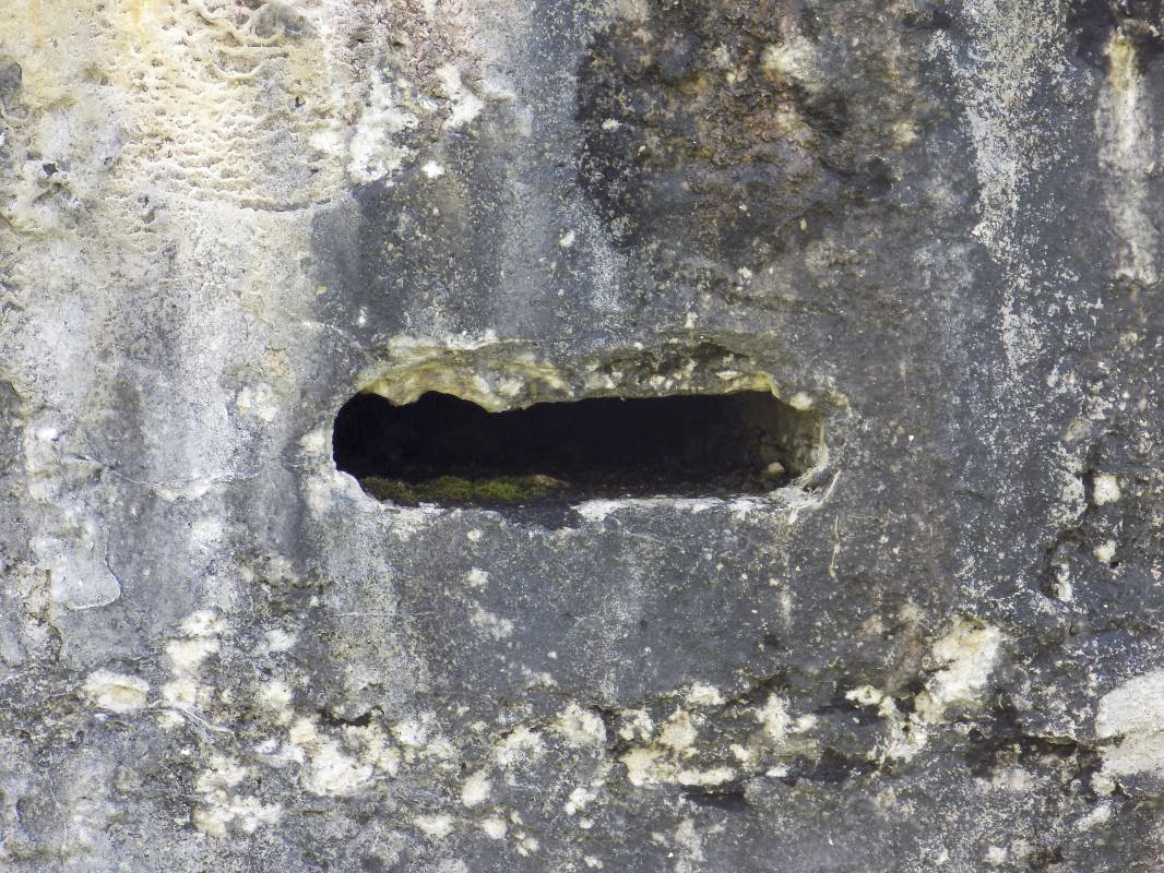 Ligne Maginot - B7 - LA FERTE EST - (Blockhaus pour arme infanterie) - Créneau observatoire de gauche - R Tucker