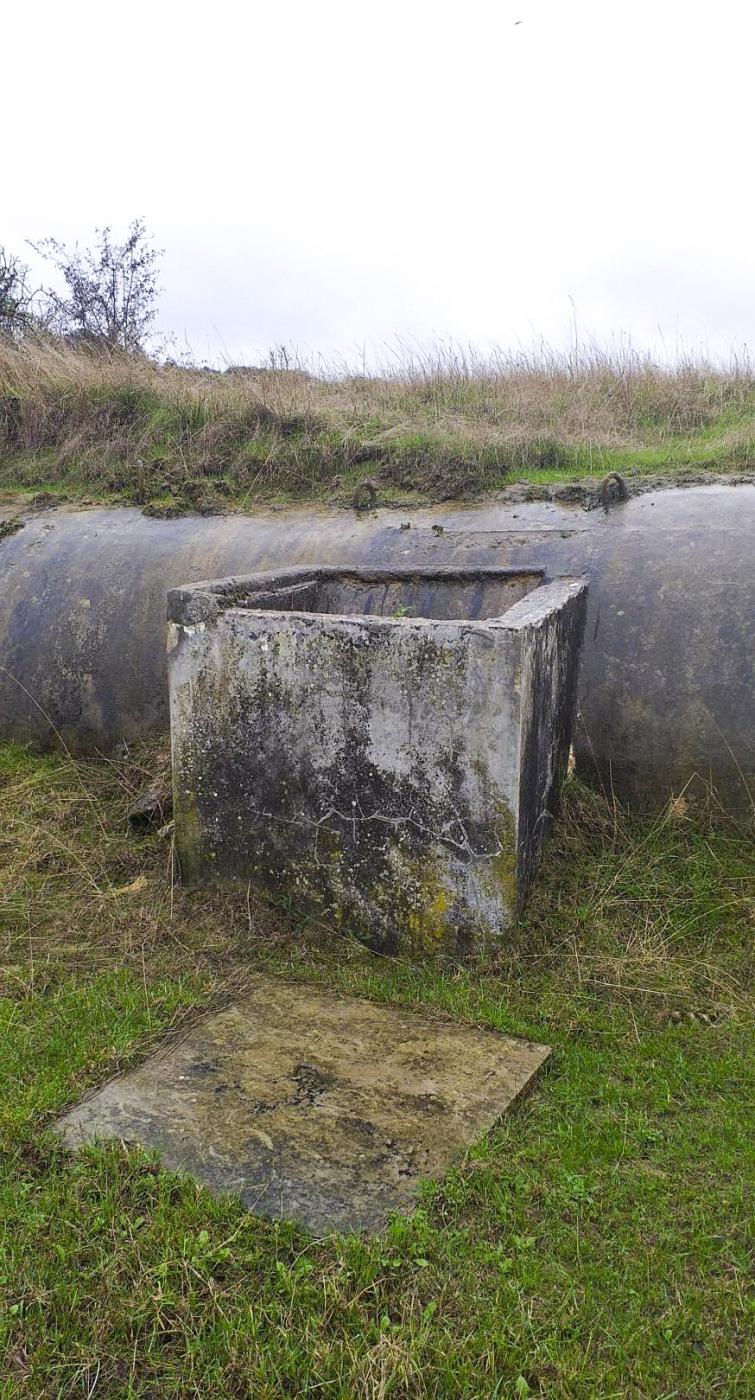 Ligne Maginot - MARGUT - (Casemate d'infanterie - Simple) - Collecteur de la cunette pour la récupération des eaux de pluie