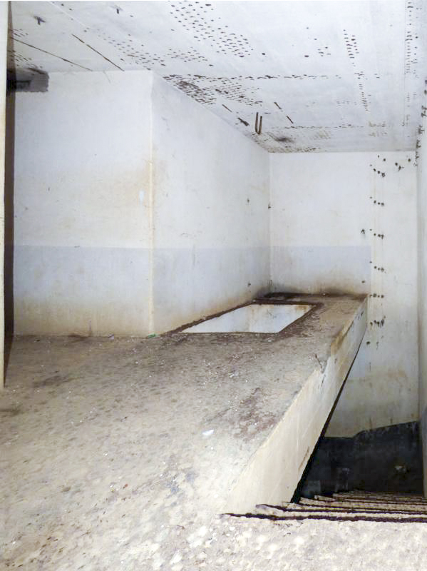 Ligne Maginot - MOIRY - (Casemate d'infanterie - Double) - L'escalier vers le sous-sol de la casemate