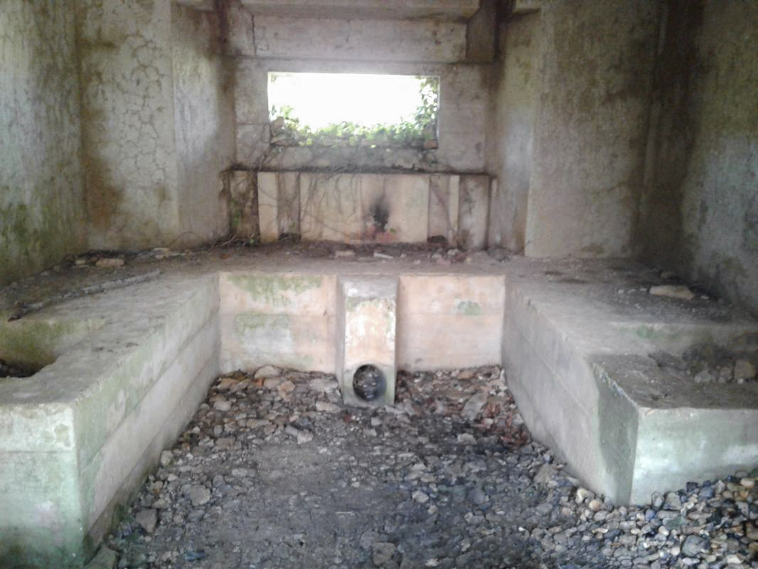 Ligne Maginot - MONTZECHANNE - (Blockhaus pour canon) - Chambre de tir

