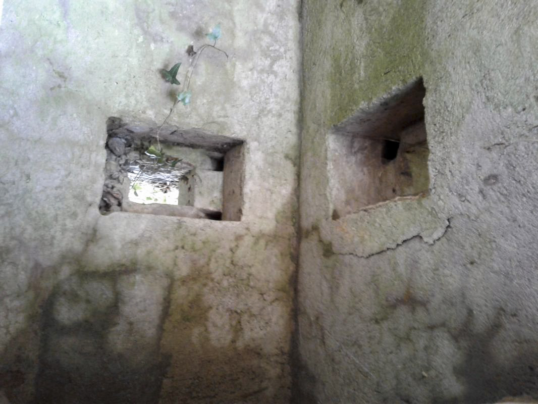 Ligne Maginot - MONTZECHANNE - (Blockhaus pour canon) - Créneaux de défense rapprochée.

 - Fabrice THOMASSIN