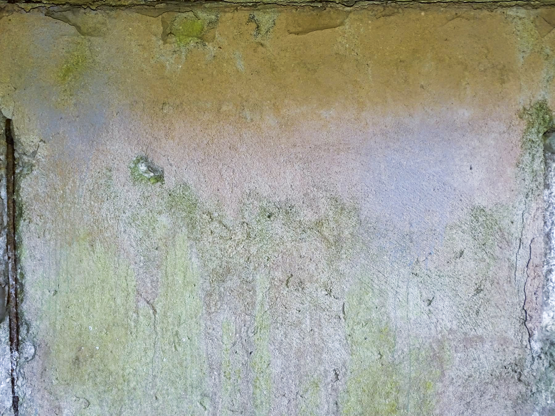 Ligne Maginot - HUBERBUSCH NORD  - C58 - (Casemate d'infanterie - Simple) - Détails des traces du camouflage. - Julien Boulanger