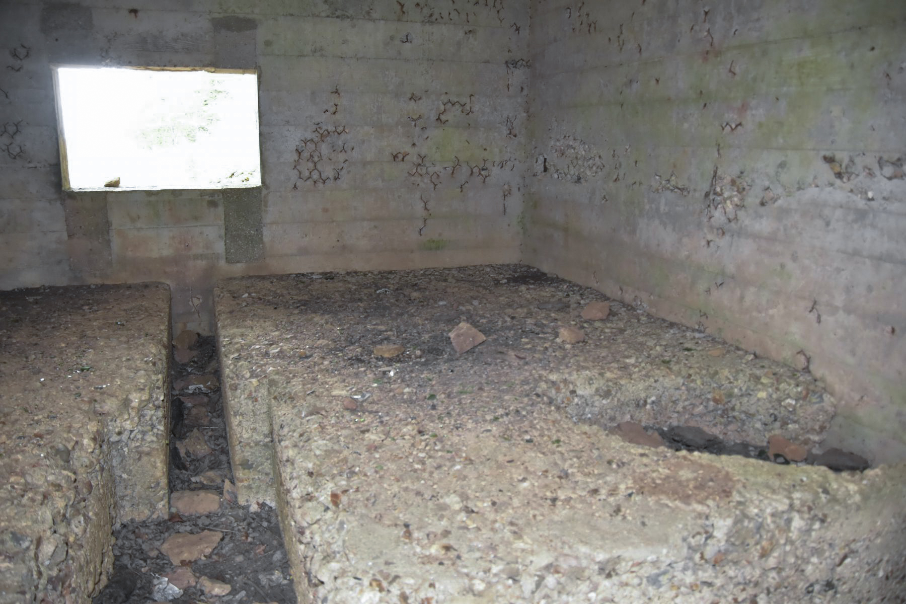 Ligne Maginot - SAINT WALFROY EST - (Blockhaus pour canon) - Intérieur - D.Froehly