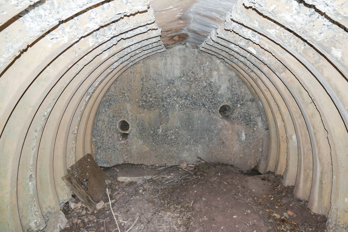 Ligne Maginot - MITTELSWALD (CM5/II/82° RMIF - SOUS-QUARTIER BOIS-HACHETTE) - (PC de Sous-Quartier) - La tôle a disparu, mais proprement.... - Alain Perouffe