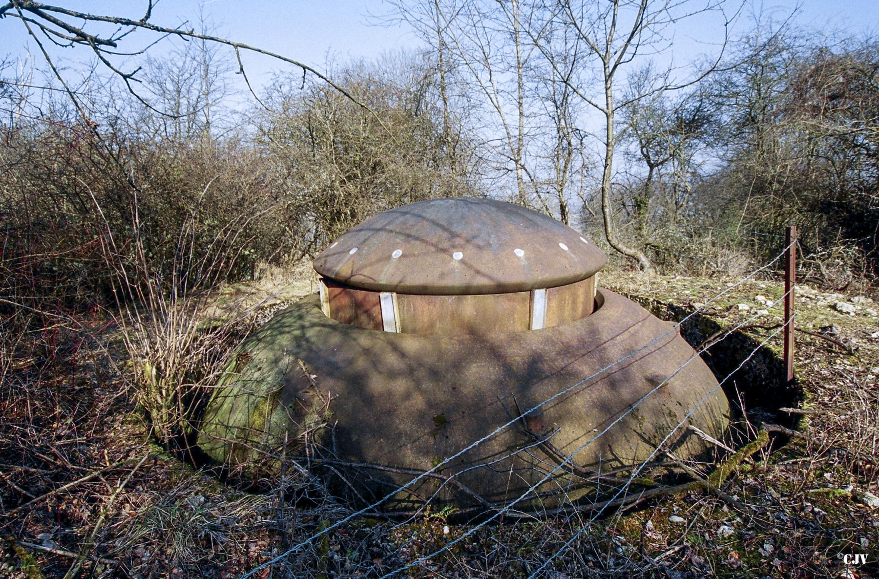 Ligne Maginot - THONNELLE - (Ouvrage d'infanterie) - Bloc 4
Vue de la tourelle