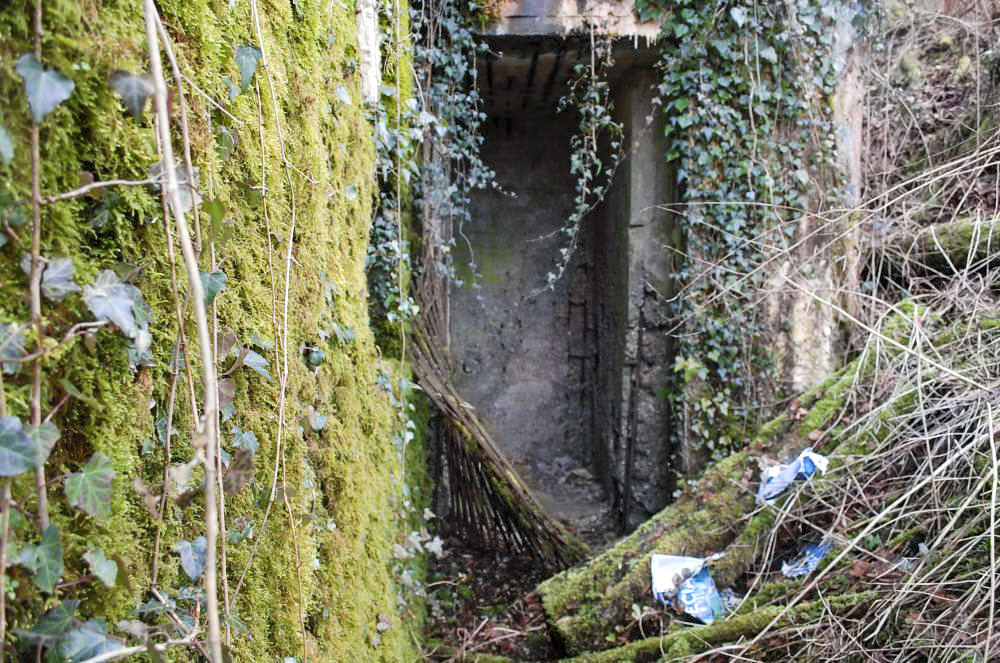 Ligne Maginot - G20 - (Blockhaus lourd type STG / STG-FCR - Simple) - L'entrée du blockhaus
