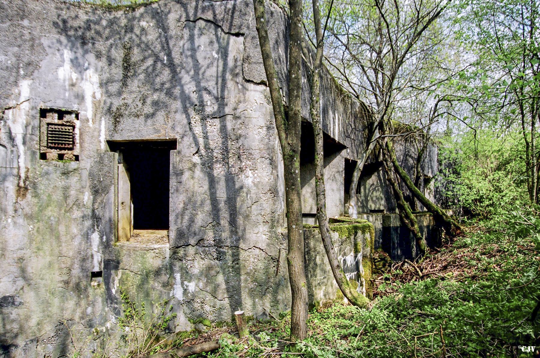 Ligne Maginot - LA HIGNY - (Casemate d'artillerie) - Vue sur la façade