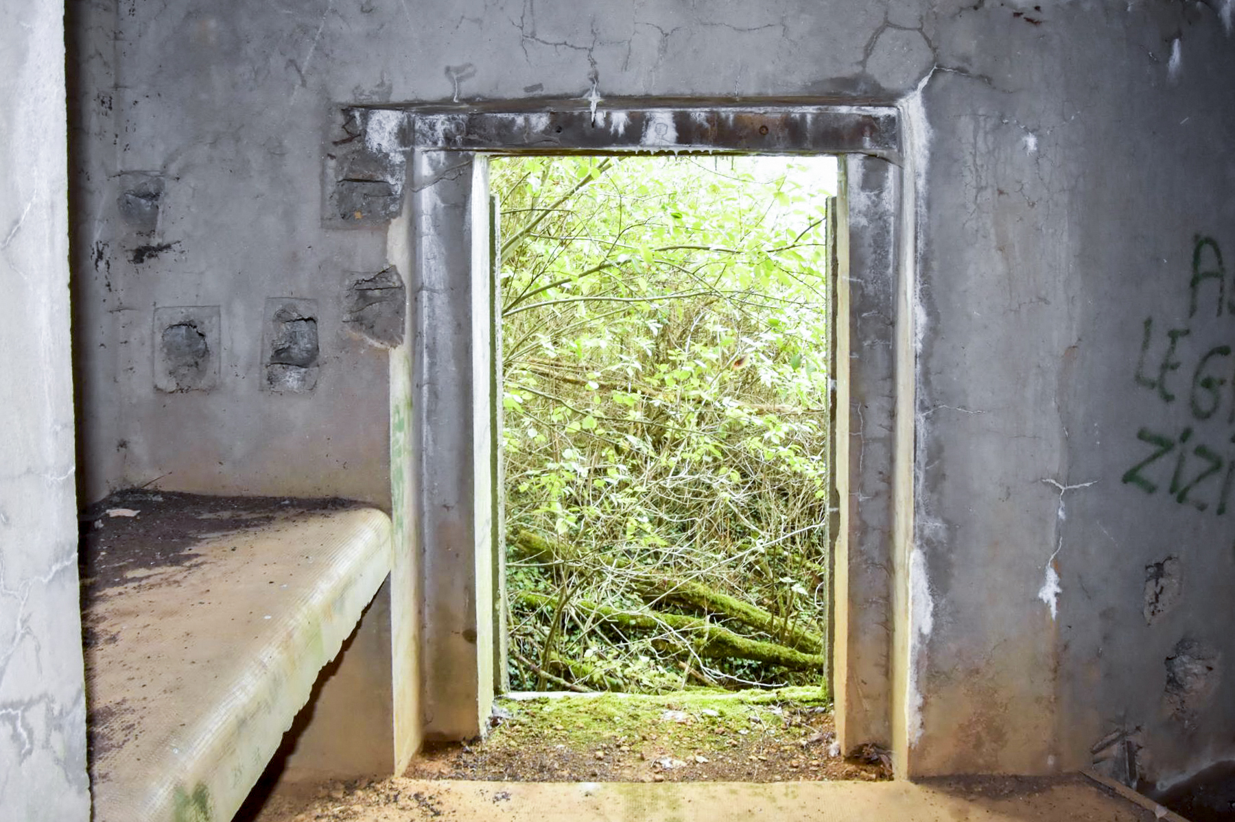 Ligne Maginot - LA HIGNY - (Casemate d'artillerie) - Entrée Matériel