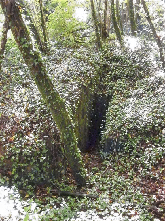 Ligne Maginot - MB28 - (Blockhaus pour arme infanterie) - Vers l'entrée