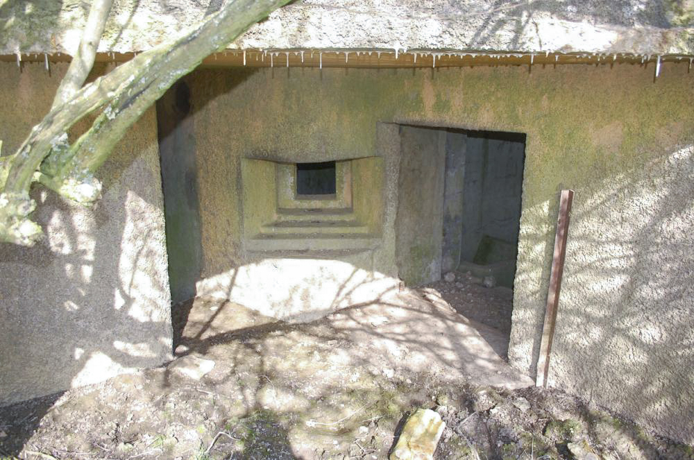 Ligne Maginot - MB151 - (Blockhaus pour canon) - Les entrées