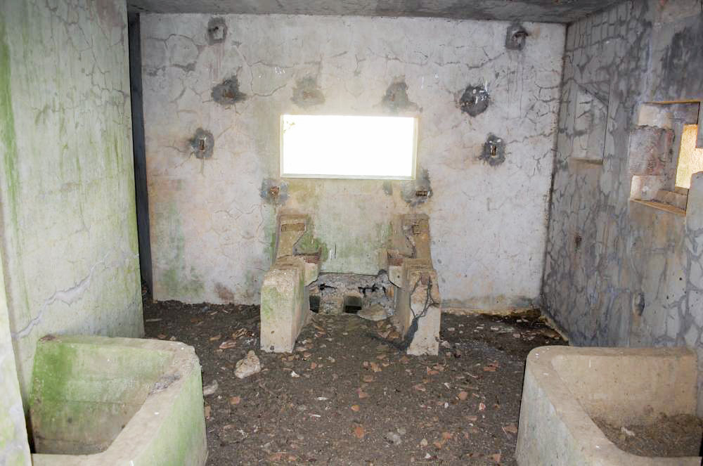 Ligne Maginot - MB151 - (Blockhaus pour canon) - Emplacement pour le canon