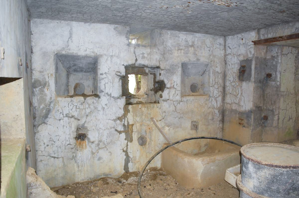 Ligne Maginot - MB161 - (Blockhaus pour canon) - A l'intérieur de l'ouvrage