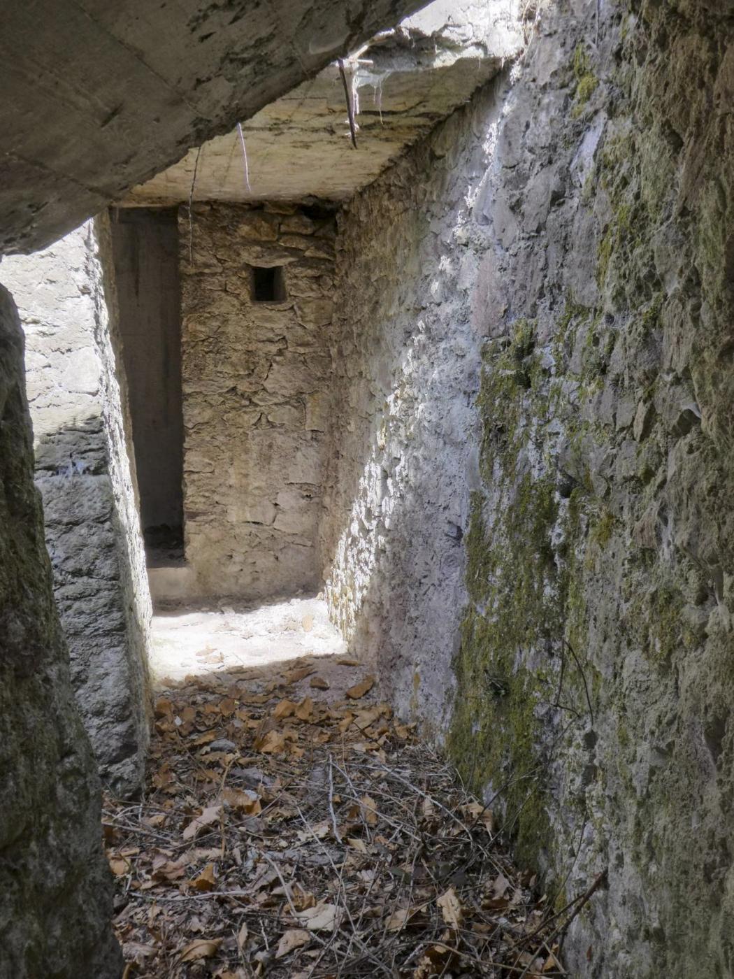 Ligne Maginot - PLANET (Ouvrage d'infanterie) - Tranchée nord ouest
8. Au fond Planet 2, à gauche l'accès à Planet 8. - ELLENA Daniel - CUNY Philippe