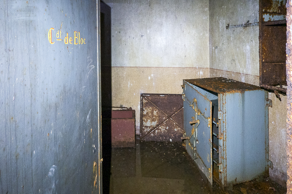 Ligne Maginot - MICHELSBERG - A22 - (Ouvrage d'artillerie) - Bloc 6
Chambre du commandant du bloc - Michel Teiten