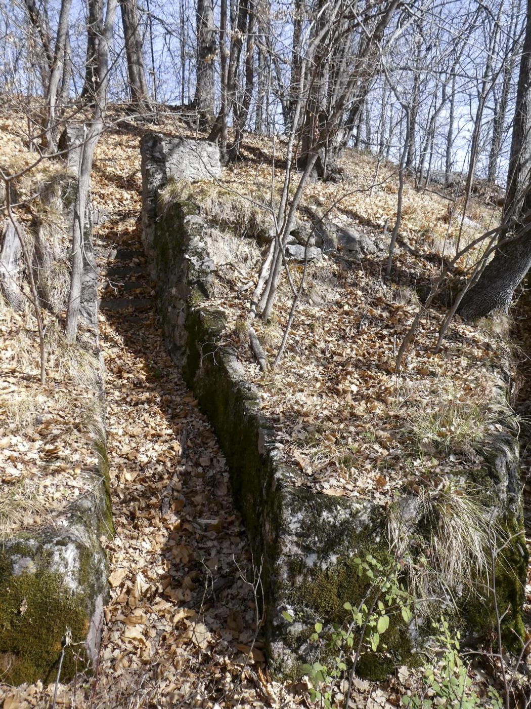 Ligne Maginot - PLANET - (Ouvrage d'infanterie) - Tranchée sud est
15.   Accès au Planet 7 - ELLENA Daniel - CUNY Philippe