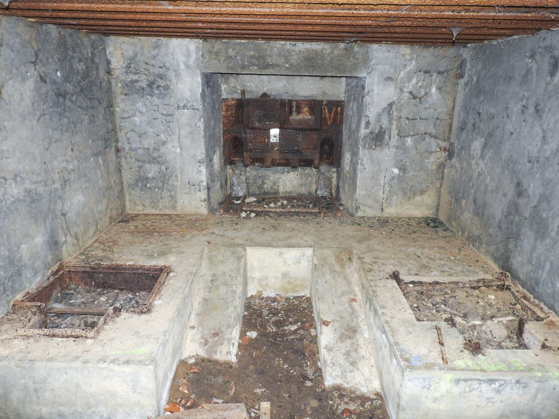 Ligne Maginot - CB164 - THEILBUSCH - (Blockhaus pour canon) - La chambre de tir pour le canon de 25 AC. - STENGER Mathieu