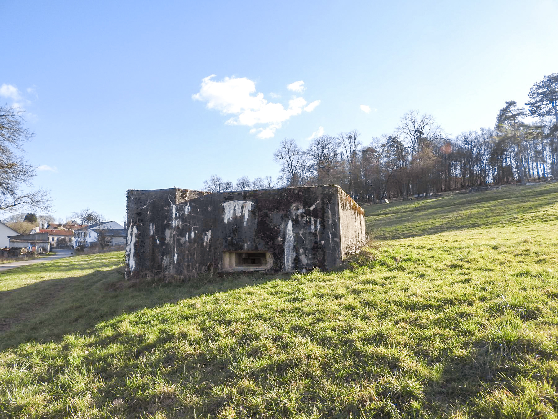 Ligne Maginot - CB160 - INGLANGE NORD - (Blockhaus pour canon) - La façade de tir. - STENGER Mathieu