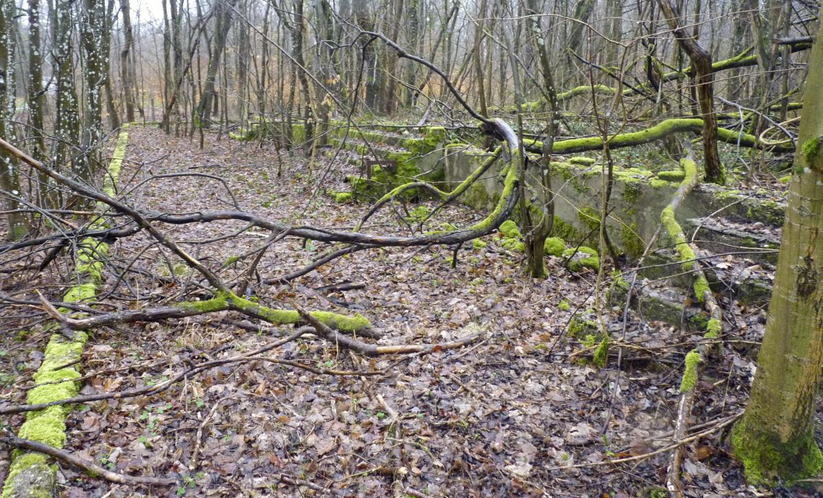 Ligne Maginot - KERFENT - (Casernement) - Fondation d'un baraquement