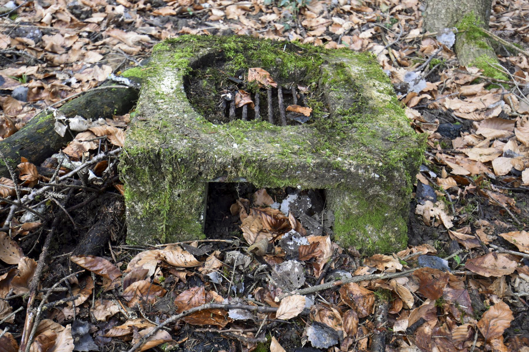 Ligne Maginot - BLOCHMONT EST - (Blockhaus pour arme infanterie) - Petit barbecue en béton - Ludovic KNAPP