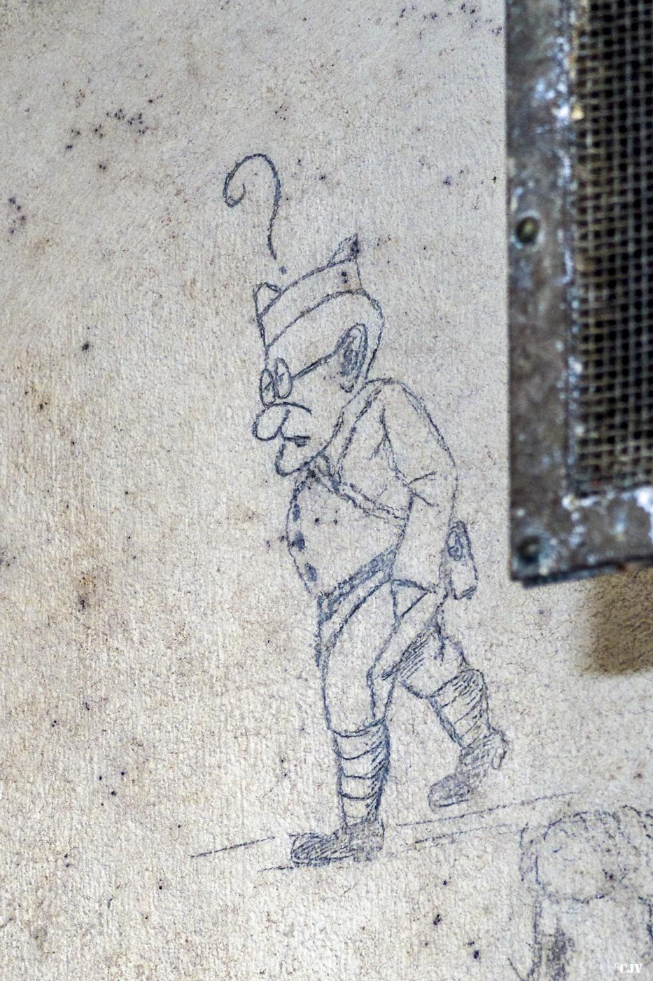 Ligne Maginot - FERMONT - A2 - (Ouvrage d'artillerie) - Chambre de troupe
Graffiti - Lia VERMEULEN