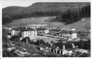 Ligne Maginot - LEMBACH - (Camp de sureté) - Carte postale du camp avec les anciens fours à chaux au premier plan, fours auxquels l'ouvrage du Four à Chaux doit son nom