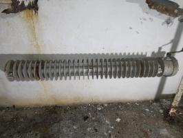 Ligne Maginot - Principe du chauffage dans les ouvrages CORF - Radiateur électrique à ailettes de 1000w
Col de Garde