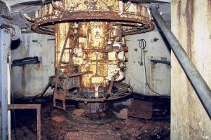 Ligne Maginot - LATIREMONT - A3 - (Ouvrage d'artillerie) - Bloc 4
Etage bas de la tourelle de mortiers de 81