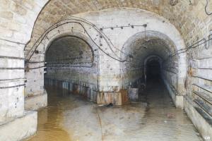 Ligne Maginot - LATIREMONT - A3 - (Ouvrage d'artillerie) - Bifurcation de la galerie