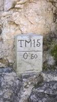 Ligne Maginot - COL DE LA TORRE - (Chambre de coupure) - Cette borne se situe à 1300 m de la chambre de coupure de Bausson sur le côté gauche en en allant en direction de sainte Agnès
