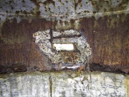 Ligne Maginot - B22 - ECLUSE 66 SUD - (Blockhaus pour arme infanterie) - Créneau aménagé à l'arrière de la coupole