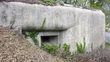 Ligne Maginot - COL DE GARDE (G) - EO10 - (Abri actif) - Bloc 4
Façade côté créneau 37mm AC / JM