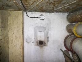 Ligne Maginot - COL DE GARDE (G) - EO10 - (Abri actif) - Bloc 1
Premier goulotte pour grenade