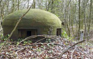 Ligne Maginot - BOIS DE FERANGE - X27 - (Abri) - La cloche GFM de l'entrée Ouest