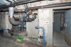 Ligne Maginot - ROCHONVILLERS - A8 - (Ouvrage d'artillerie) - Galerie EH - usine - caserne
Le début de la galerie de liaison de l'abri du Grand Lot