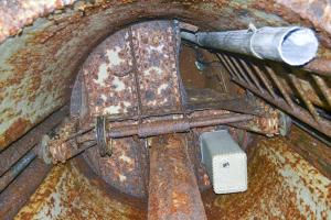 Ligne Maginot - ROCHONVILLERS - A8 - (Ouvrage d'artillerie) - Bloc 1
Cloche pour un jumelage de mitrailleuses