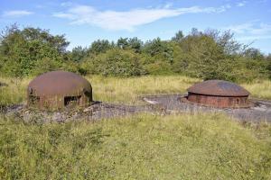 Ligne Maginot - ROCHONVILLERS - A8 - (Ouvrage d'artillerie) - Bloc 3
Tourelle pour deux tubes de 75 R 32 et cloche GFM type A