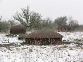 Ligne Maginot - ROCHONVILLERS - A8 - (Ouvrage d'artillerie) - Bloc 3
Tourelle pour deux pièces de 75 mm R modèle 1932