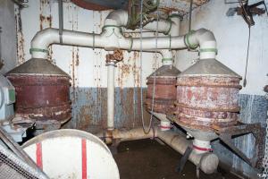 Ligne Maginot - ROCHONVILLERS - A8 - (Ouvrage d'artillerie) - Bloc 2
Les filtres du régime 'air gazé' du bloc