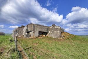 Ligne Maginot - THONNE LE THIL - (Casemate d'infanterie - Double) - Partie droite de la casemate en flanquement de la casemate de Guerlette