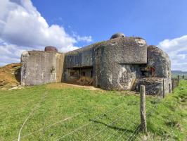 Ligne Maginot - THONNE LE THIL - (Casemate d'infanterie - Double) - Partie gauche de la casemate en flanquement de la casemate du Christ
