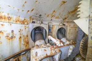 Ligne Maginot - ROCHONVILLERS - A8 - (Ouvrage d'artillerie) - Bloc 3
Tourelle pour deux tubes de 75 R 32