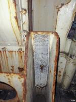 Ligne Maginot - ROCHONVILLERS - A8 - (Ouvrage d'artillerie) - Bloc 3
Le feutre sur le réceptacle des douilles
